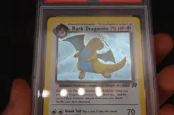 Dark Dragonite 5/82 Team Rocket 2000 WOTC Holo Rare TCG Pokemon Card EX-MT PSA 6 - Image 4