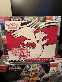 Pokemon Scarlet & Violet White Flare Elite Trainer Box - Image 1