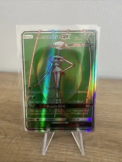 Pokemon TCG Pheromosa GX SM-Ultra Prism Full Art Ultra Rare Holo 140/156 170HP - Image 1