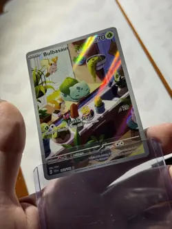 Pokemon TCG Bulbasaur Stellar Crown Illustration - Image 1