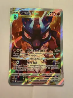 Pokemon 2023 Crown Zenith - Lucario VSTAR Promo SWSH291 - NM - Image 1