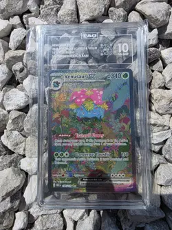 Pokemon TCG 151 Scarlet and Violet Ivysaur 167/165 Venusaur EX 198/165 Tag 10 - Image 1