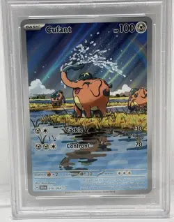 2024 Pokemon SFA EN Cufant 76 Illustration Rare PSA 10 Gem Mt - Image 2