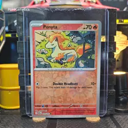Ponyta Destined Rivals Reverse Holo Pokemon TCG 029/182 Scarlet & Violet Common - Image 1