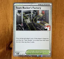 Team Rocket's Factory 173/182, NM+ Holo, Prize Pack Series 8, Pokemon Play! - Image 1