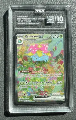 Pokemon TCG 151 Scarlet and Violet Ivysaur 167/165 Venusaur EX 198/165 Tag 10 - Image 1