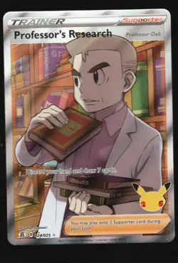 Pokemon Professor's Research (Full Art) Celebrations #024/025 NM - Image 1