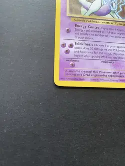 Pokemon Mewtwo Black Star Promo #12 WOTC 2000 NM/Excellent Ungraded Vintage - Image 5