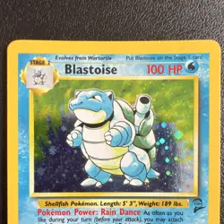 Blastoise 2/130 Base Set 2 Holo Rare Pokemon TCG MP/LP - Image 3