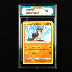 TQG 9.5 MINT+ 2020 Pokemon ENG Galarian Farfetch'd 094/192 C - Image 1