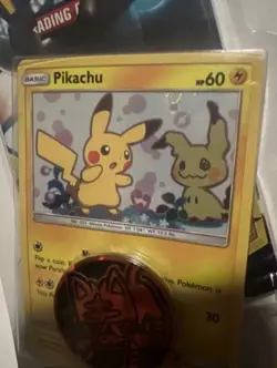 4x Sealed Pokemon TCG Sun & Moon Team Up Blister Packs – Pikachu SM162 & Mimikyu - Image 3