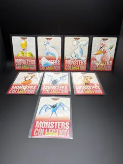 Pokemon Bandai Carddass 1996 Red Edition Monsters Collection - Lot of 8 - Image 1