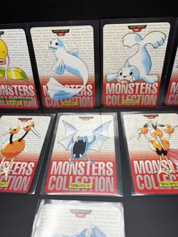 Pokemon Bandai Carddass 1996 Red Edition Monsters Collection - Lot of 8 - Image 3