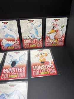 Pokemon Bandai Carddass 1996 Red Edition Monsters Collection - Lot of 8 - Image 5