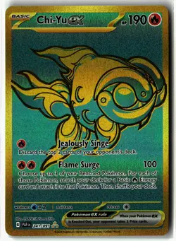 Chi-Yu ex ⭐ 241/091 Holo Hyper Rare Paldean Fates 2024 Pokemon NM - Image 1