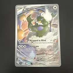 Tornadus SVP 210 - B&W Black Star Promo - Pokemon Center Stamp - Near Mint - Image 1