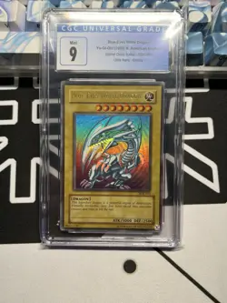 2002 CGC 9 NM-MT Blue-Eyes White Dragon SDK-001 Starter Deck: Kaiba Unlimited - Image 1