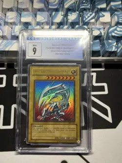 2002 CGC 9 NM-MT Blue-Eyes White Dragon SDK-001 Starter Deck: Kaiba Unlimited - Image 2