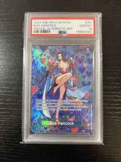 2024 ONE PIECE OP09-EMPERORS IN THE NEW WORLD #051 BOA HANCOCK PSA 10 - Image 1