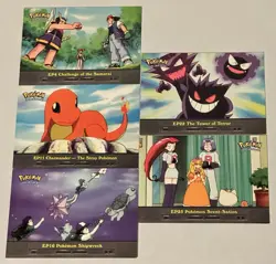 Topps 2000 TV Animation Edition Blue Logo Pokemon cards Series 2 Lot Of 5 w EP22 - Image 1