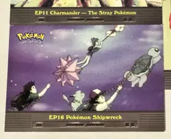 Topps 2000 TV Animation Edition Blue Logo Pokemon cards Series 2 Lot Of 5 w EP22 - Image 3