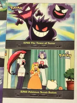 Topps 2000 TV Animation Edition Blue Logo Pokemon cards Series 2 Lot Of 5 w EP22 - Image 4