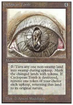 MTG English Cyclopean Tomb Light Play Normal Unlimited - Image 1