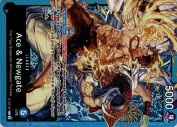 Ace & Newgate ST22-001 One Piece Card Game Blue Leader Trading Card - Image 5