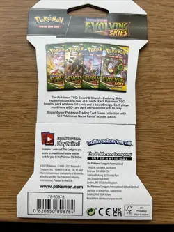 Pokemon TCG Sword & Shield Evolving Skies Booster Pack 10 Cards English - Image 2