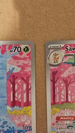 Pokemon TCG Temporal Forces Deerling 165/162 and Sawsbuck 166/162 2-card Set - Image 5