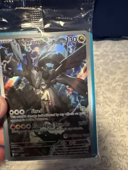 Pokemon N’s Zekrom 031 Promo Pokemon Center Stamped SEALED Two Cards W/ Dividers - Image 1