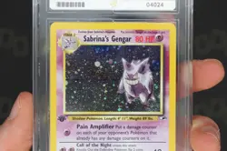 Sabrina’s Gengar 14/132 Gym Heroes 1st Edition Holo Pokemon TCG Card NM-MT ACE 8 - Image 3