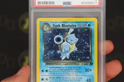 Dark Blastoise 3/82 Team Rocket 2000 Unlimited Holo Pokemon TCG Card EX-MT PSA 6 - Image 3