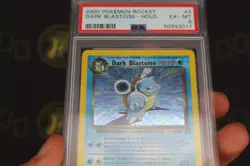 Dark Blastoise 3/82 Team Rocket 2000 Unlimited Holo Pokemon TCG Card EX-MT PSA 6 - Image 4