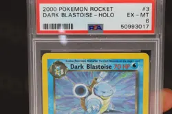 Dark Blastoise 3/82 Team Rocket 2000 Unlimited Holo Pokemon TCG Card EX-MT PSA 6 - Image 5
