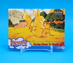 Pokemon Card - Racing Cheek to Cheek 48 - Pikachu's Vacation - Topps - Image 1
