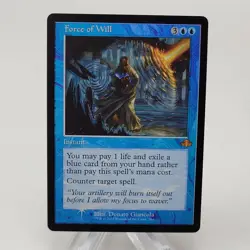 MTG English Force of Will (Retro Frame) NM Foil Dominaria Remastered - Image 1