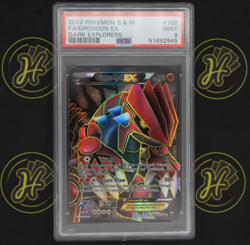 Groudon EX 106/108 Dark Explorers Full Art Ultra Rare Pokemon Card MINT PSA 9 - Image 1