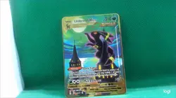 METAL Card Umbreon VMAX Evolving Skies 215/203 Pokemon For Display - Image 1