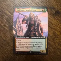 Wizards Wulfgar of Icewind Dale Rare Legendary Creature Commander Extended Art … - Image 1