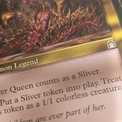 Sliver Queen Stronghold 1998 Regular Rare Legendary Creature WUBRG Wizards Engl… - Image 4