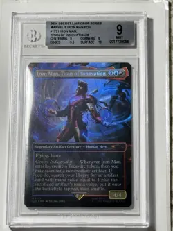 Iron Man, Titan of Innovation (SLD 1726) FOIL BGS 9 MINT (MTG Secret Lair 2024) - Image 1