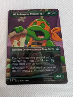 MTG Teenage Mutant Ninja Turtles - Michelangelo, Mutant BFF - NM - Near Mint - Image 1
