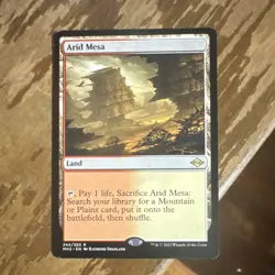 Wizards of the Coast Arid Mesa Modern Horizons 2 Land Rare Regular 244 2021 - Image 1