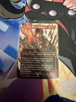 Magic The Gathering Clive, Ifrits Dominant Final Fantasy Borderless NM - Image 1