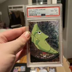 2000 Topps Chrome Metapod Pokemon T.V. #11 NM - MT 8 MINT. - Image 2