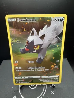 Pokemon TCG SWSH Crown Zenith Poochyena GG33/GG70 Galarian Gallery Full Art NM! - Image 1