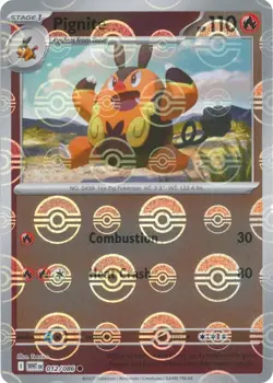 Pignite (Poke Ball Pattern) WHT 012/086 Pokemon SV: White Flare Common Holofo... - Image 1