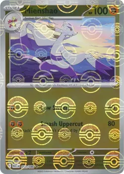 Mienshao (Poke Ball Pattern) WHT 053/086 Pokemon SV: White Flare Uncommon Hol... - Image 1