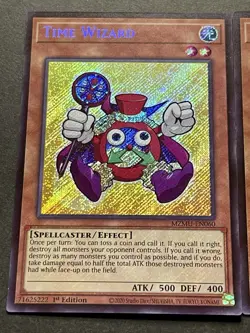 3x Time Wizard | MZMU-EN060 | Secret Rare | CHIBI HOLO BLEED! | NM | YuGiOh! - Image 3